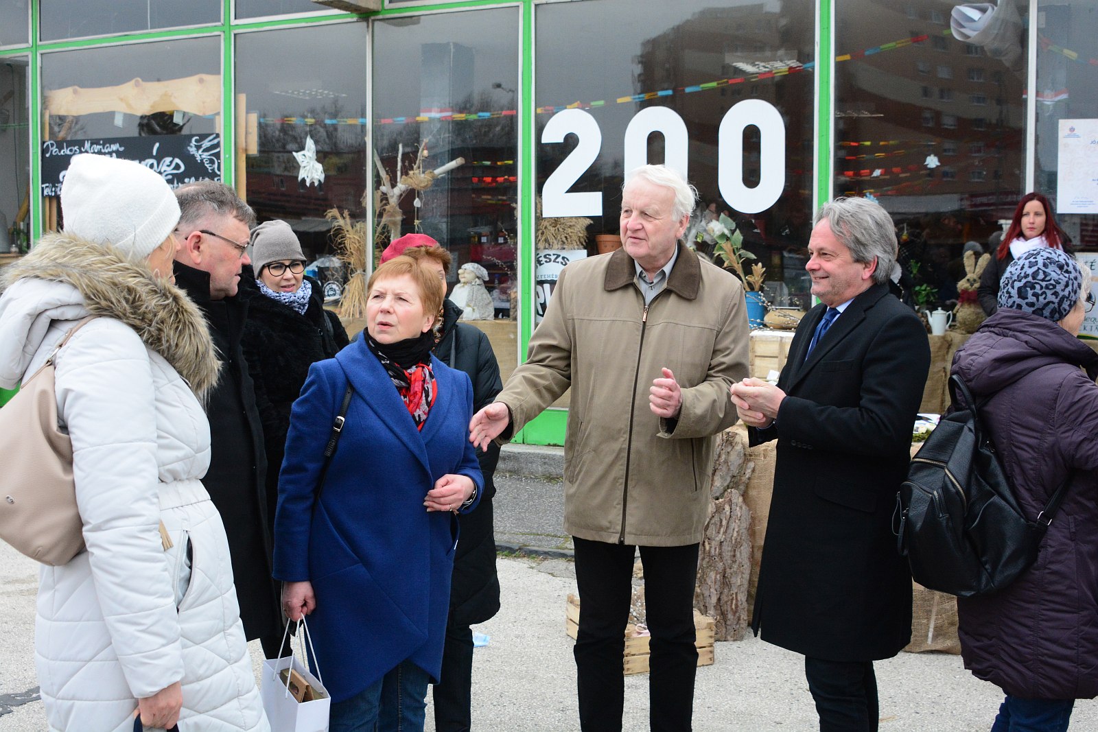 A Jancsárkert piacon járt az opolei delegáció